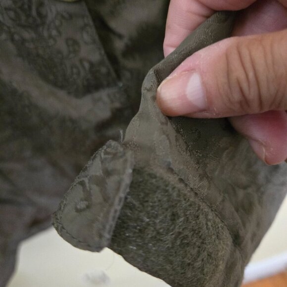 Helly Hansen Brown Tone On Tone Pattern Removable Hood Full Zip Jacket Size M - Picture 6 of 11